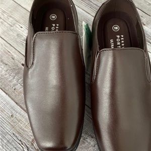 PERRY ELLIS BOYS SLIDE-ON DRESS SHOES SIZE 13 W